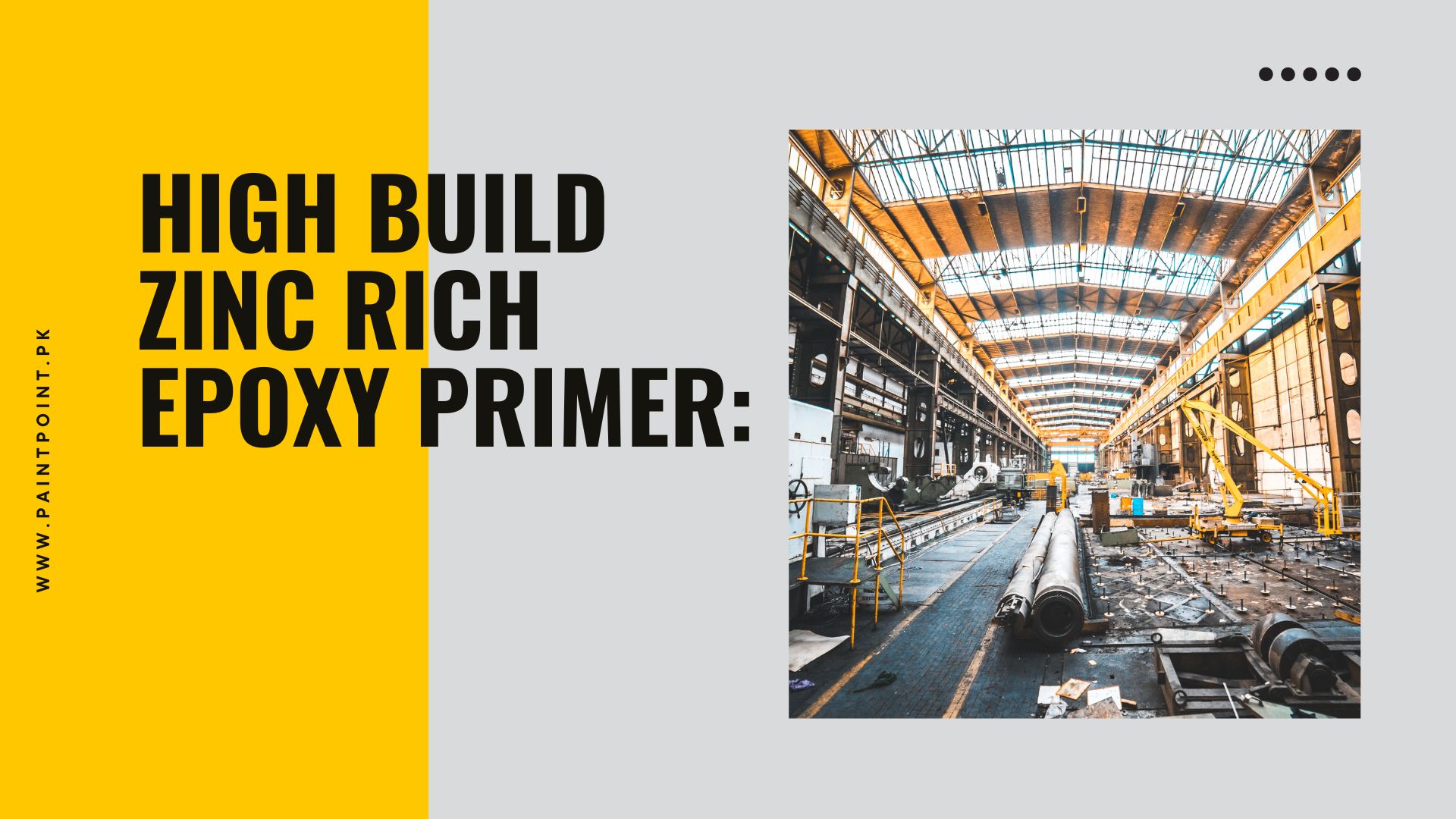 High Build Zinc Rich Epoxy Primer - Paint Point