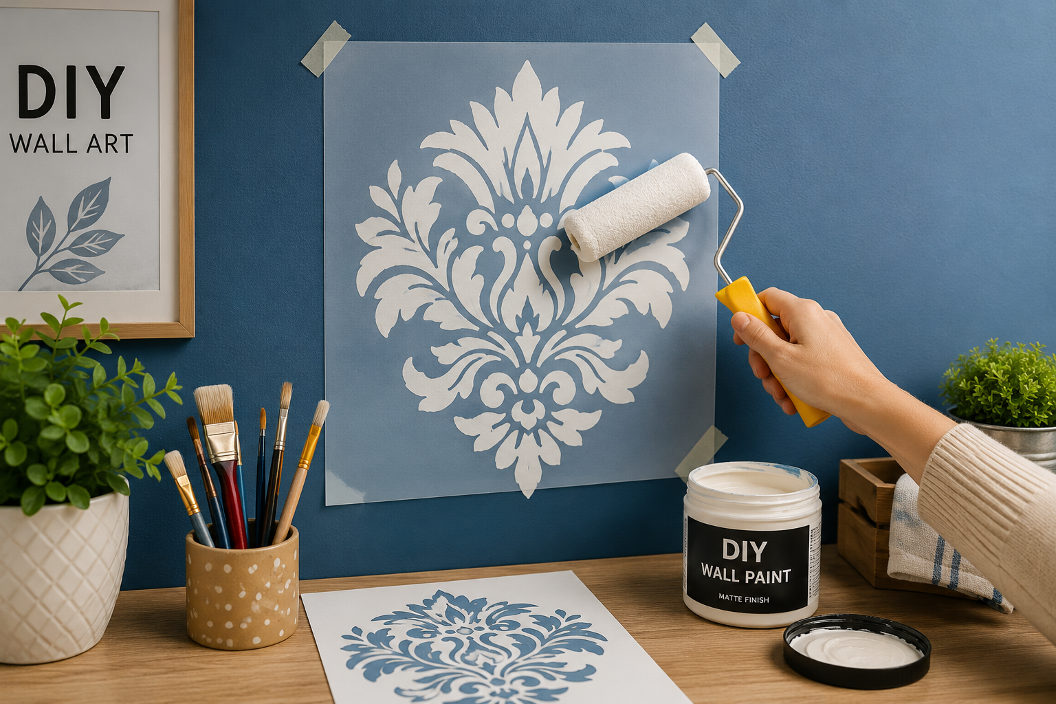 Stencil and Wall Art